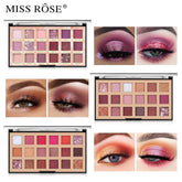 Miss Rose Rose Gold Eyeshadow Palette -  18 Colors